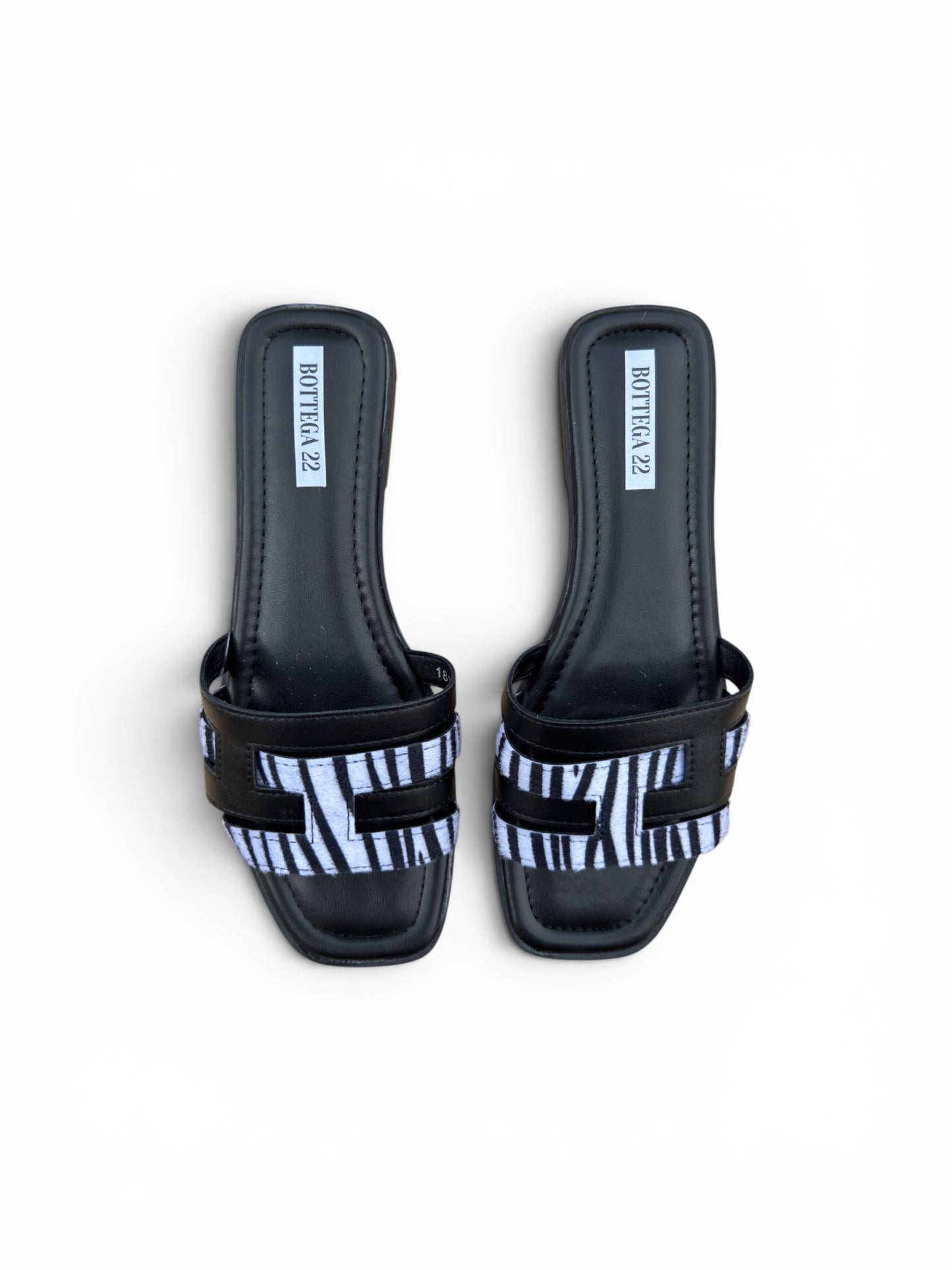 Ciabattina Nera Zebra