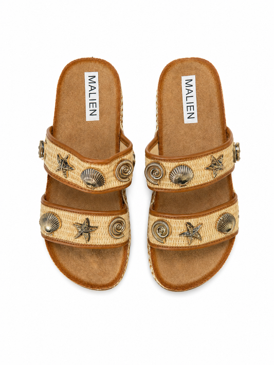 Sandalo Platform Riviera Beige