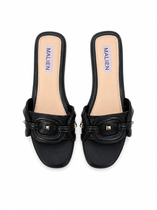 Sandalo Flat Vienna Nero