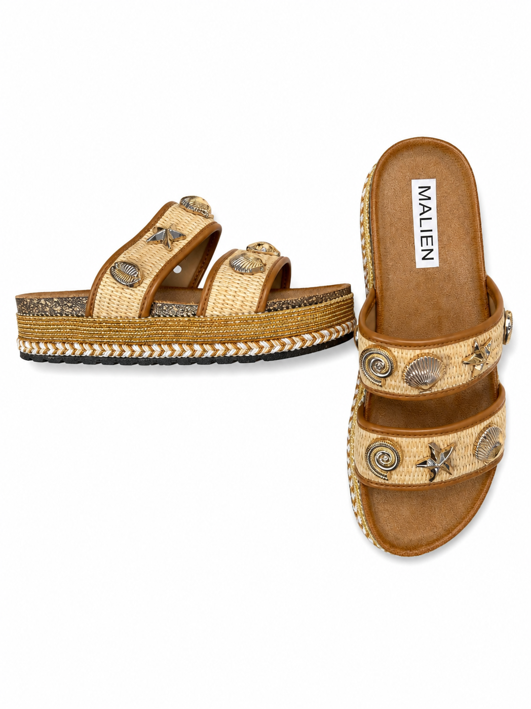 Sandalo Platform Riviera Beige