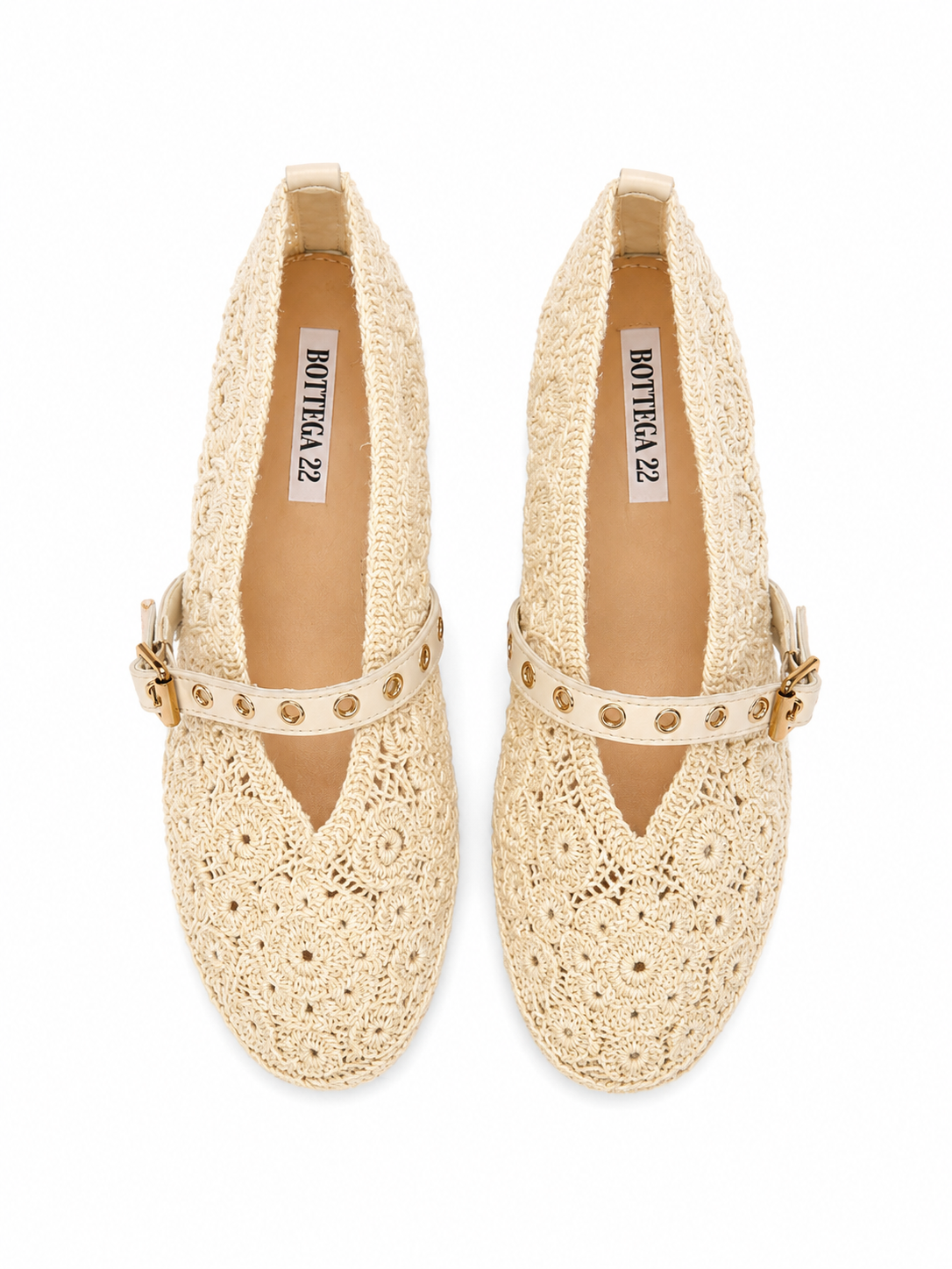 Ballerina Crochet Avorio