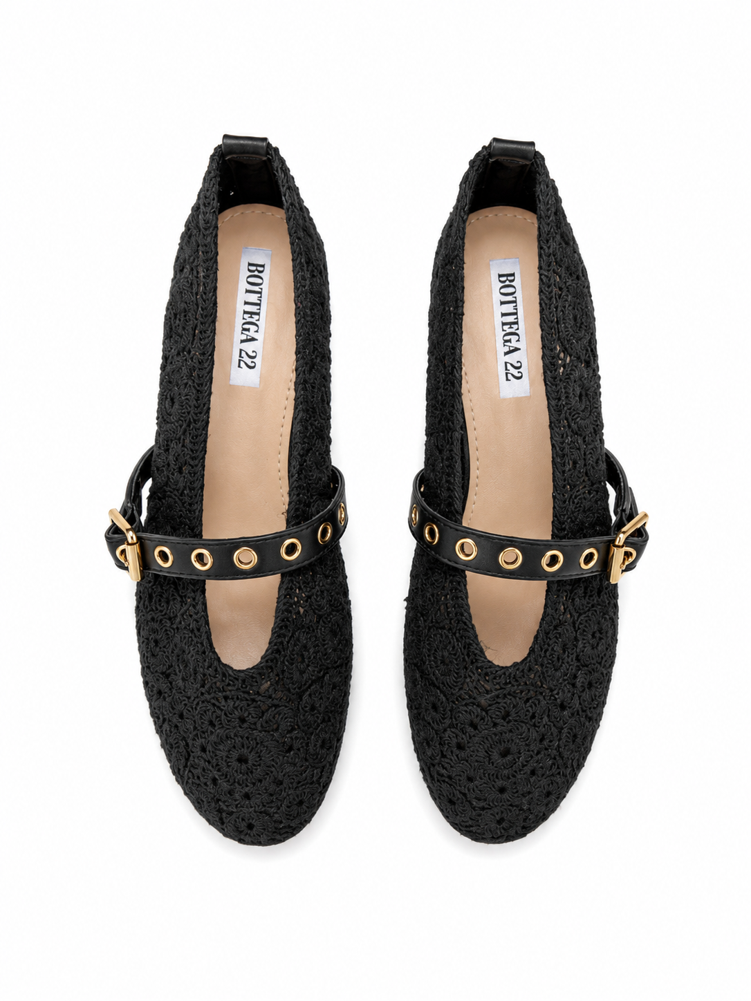 Ballerina Crochet Noir